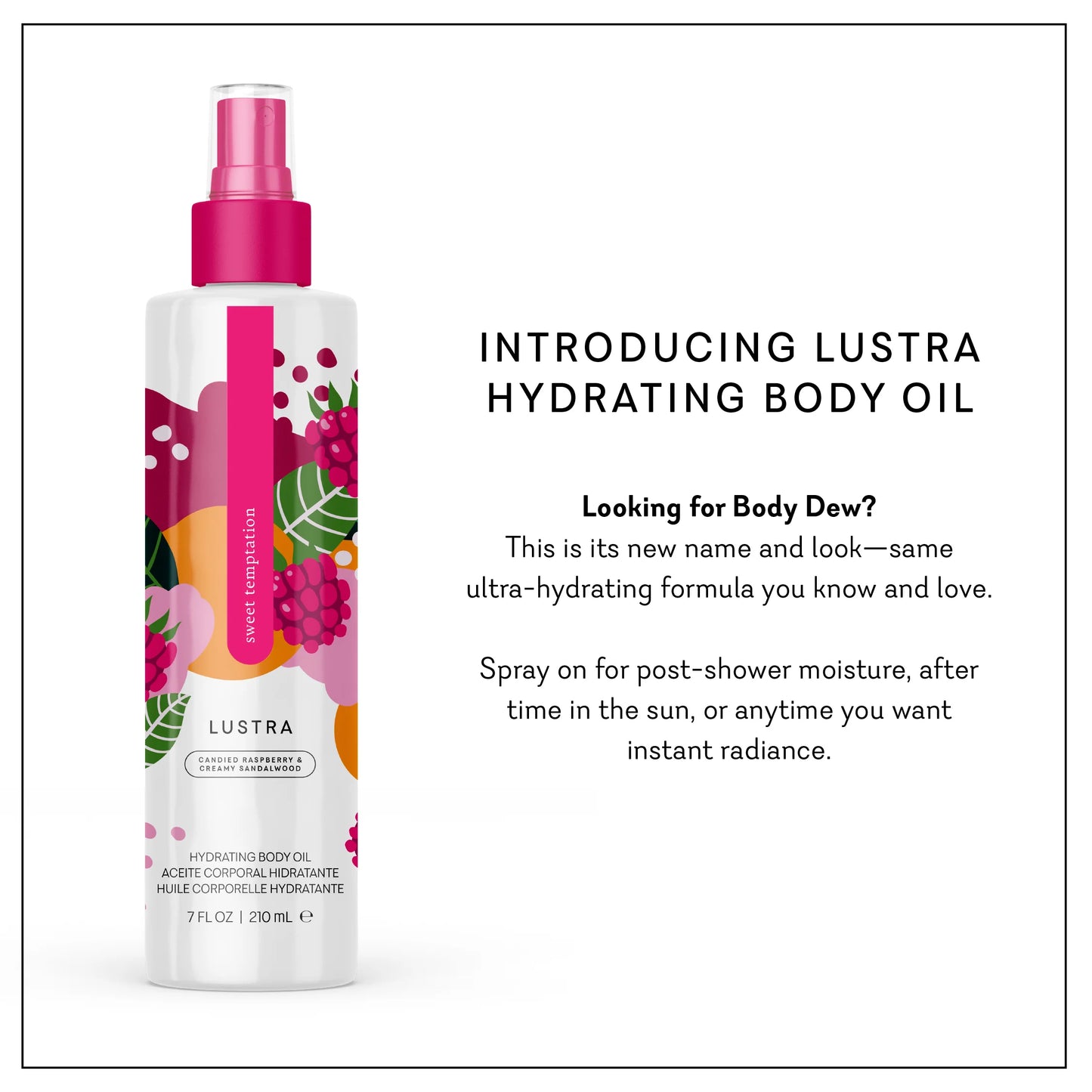 Lustra Body Oil - Sweet Temptation