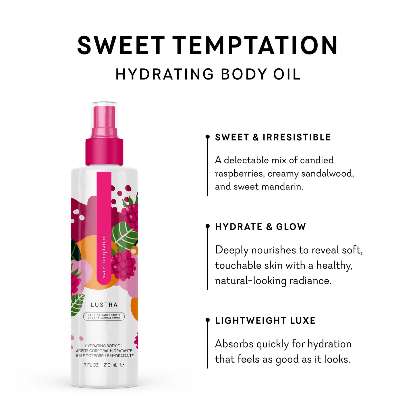 Lustra Body Oil - Sweet Temptation