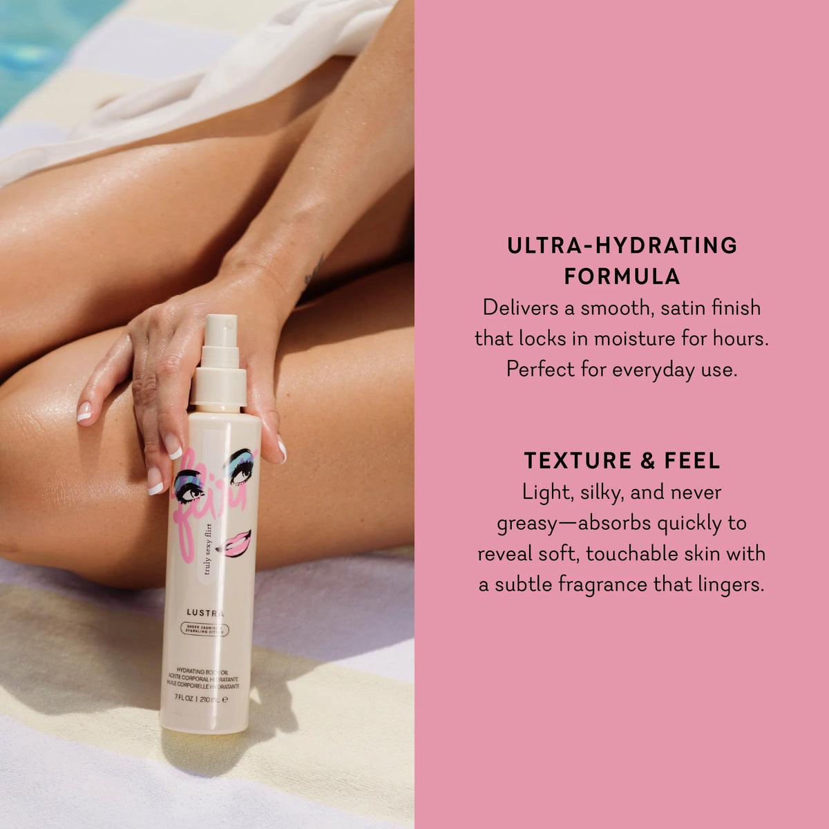 Lustra - Hydrating Body Oil - Truly Sexy Flirt