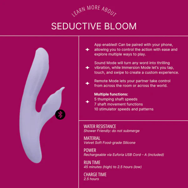 Seductive Bloom - App-enabled Massager